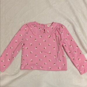 Crewcuts Pink Floral Kids Shirt